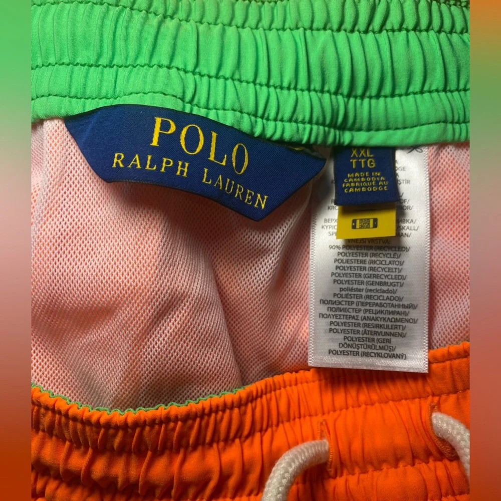 NWT Polo Ralph Lauren Men’s 5.75” Traveler Classic Swim Trunk Preppy Summer‎